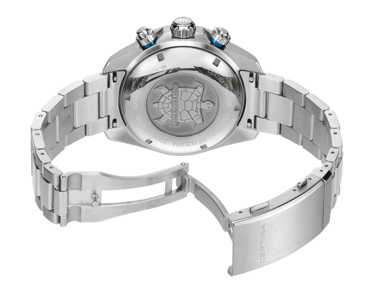 DS Action Diver Chrono in Blue Dial