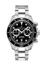 Load image into Gallery viewer, DS Action Diver Chrono in Black Dial