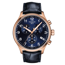 Load image into Gallery viewer, Tissot Chrono XL Classic in Blue Dial, Blue Leather Strap
