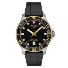 Load image into Gallery viewer, Tissot Seastar 1000 40MM in Black Rubber Strap