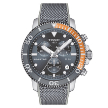 Load image into Gallery viewer, Tissot Seastar 1000 Chronograph in Grey Textile Strap