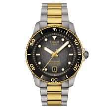 Load image into Gallery viewer, Tissot Seastar 1000 Powermatic 80 40mm Yellow Gold Two Tone