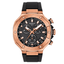 Load image into Gallery viewer, Tissot T-Race Chronograph in Black Dial and Rosegold PVD Coating Case
