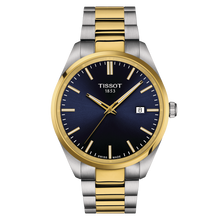 Load image into Gallery viewer, Tissot PR100 40MM in Blue Dial and Two Tone Yellow Gold Bracelet