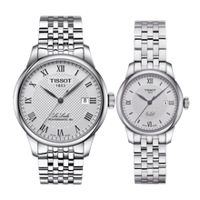 Load image into Gallery viewer, Pair H: Tissot Le Locle Auto Lady T006.207.11.038.00 & Gents Powermatic 80 T006.407.11.033.00