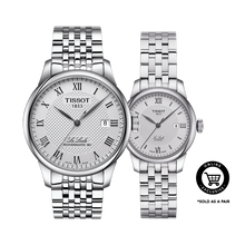 Load image into Gallery viewer, Pair H: Tissot Le Locle Auto Lady T006.207.11.038.00 & Gents Powermatic 80 T006.407.11.033.00