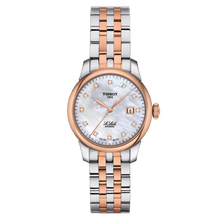 Load image into Gallery viewer, Tissot Le Locle Automatic Lady (29.00 mm) w/ diamonds Rose Gold 2Tone