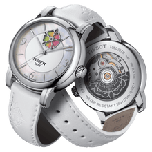 Load image into Gallery viewer, Tissot Lady Heart Flower Powermatic 80 in leather strap