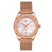 Load image into Gallery viewer, Tissot PR 100 Sport Chic Rose Gold Pink MOP Dial