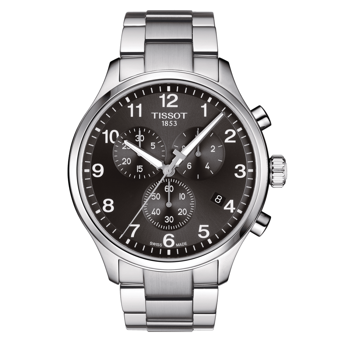 Tissot Chrono XL Classic in steel bracelet