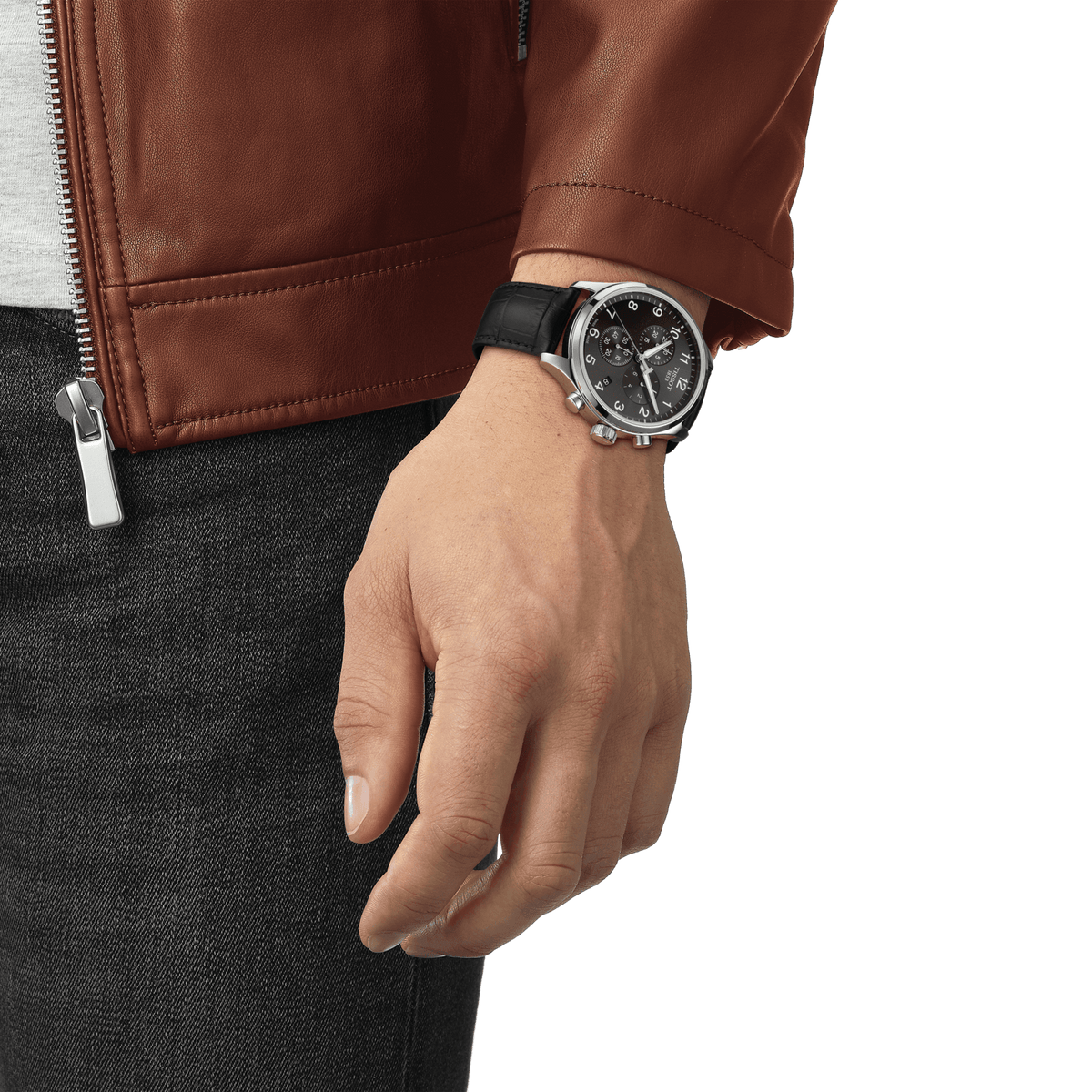 Tissot Chrono XL Classic in leather strap