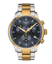 Load image into Gallery viewer, Tissot Chrono XL Classic in blue dial, Yellow Gold 2Tone