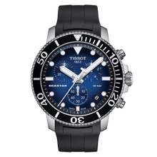 Load image into Gallery viewer, Tissot Seastar 1000 Chronograph in Rubber Strap