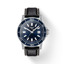 Load image into Gallery viewer, Tissot Supersport Gent in Black Leather