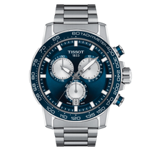 Load image into Gallery viewer, Tissot Supersport Chrono Blue Dial in Steel Bracelet