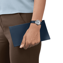 Load image into Gallery viewer, Tissot Bellissima Automatic White Dial, Blue Leather Strap