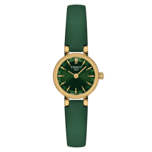 Load image into Gallery viewer, Tissot Lovely Round Green Dial, Green Leather Strap