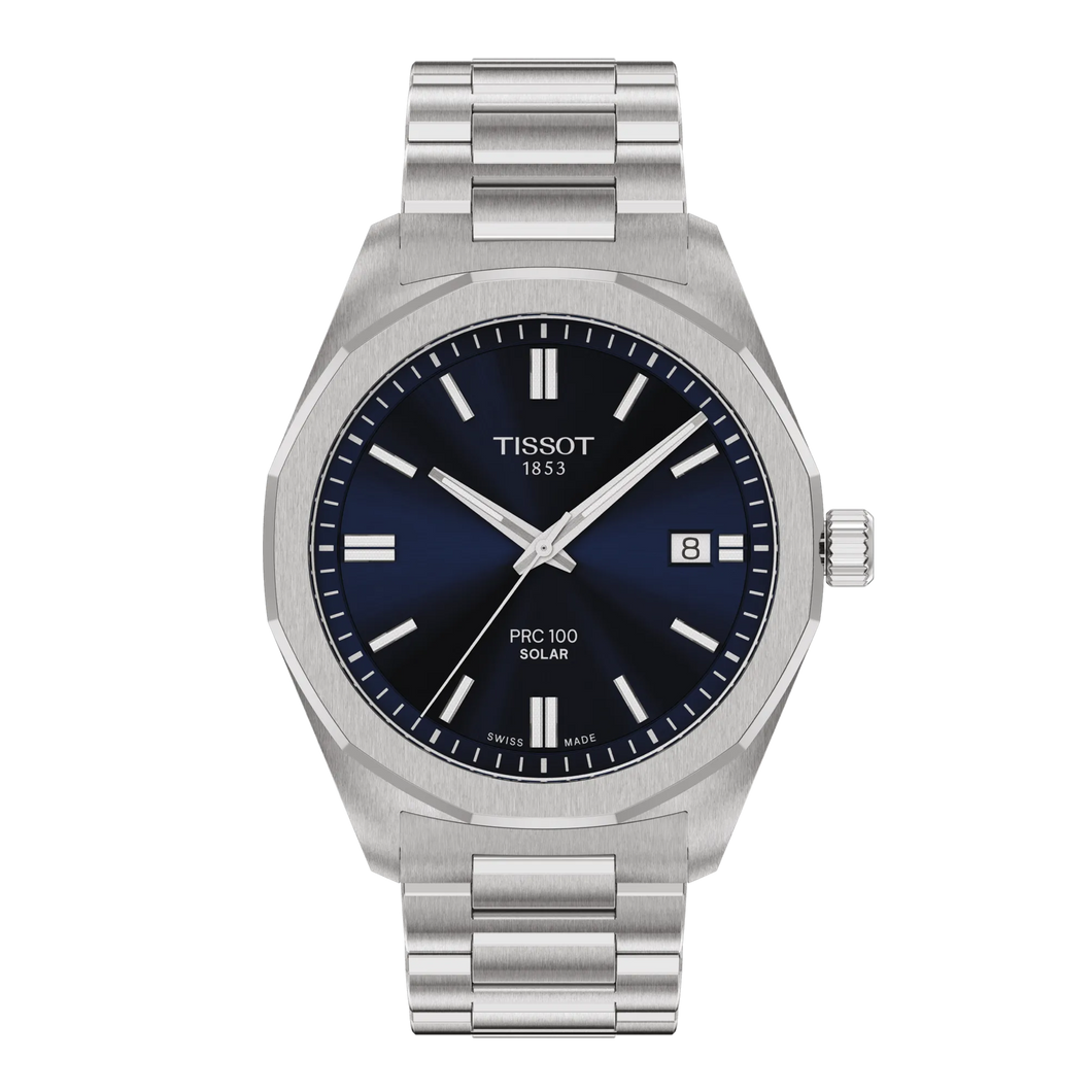 Tissot PRC 100 Solar 39mm in Blue Dial