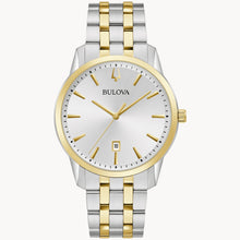 Load image into Gallery viewer, Bulova Sutton Quartz Silver Dial Men&#39;s Watch 98B385
