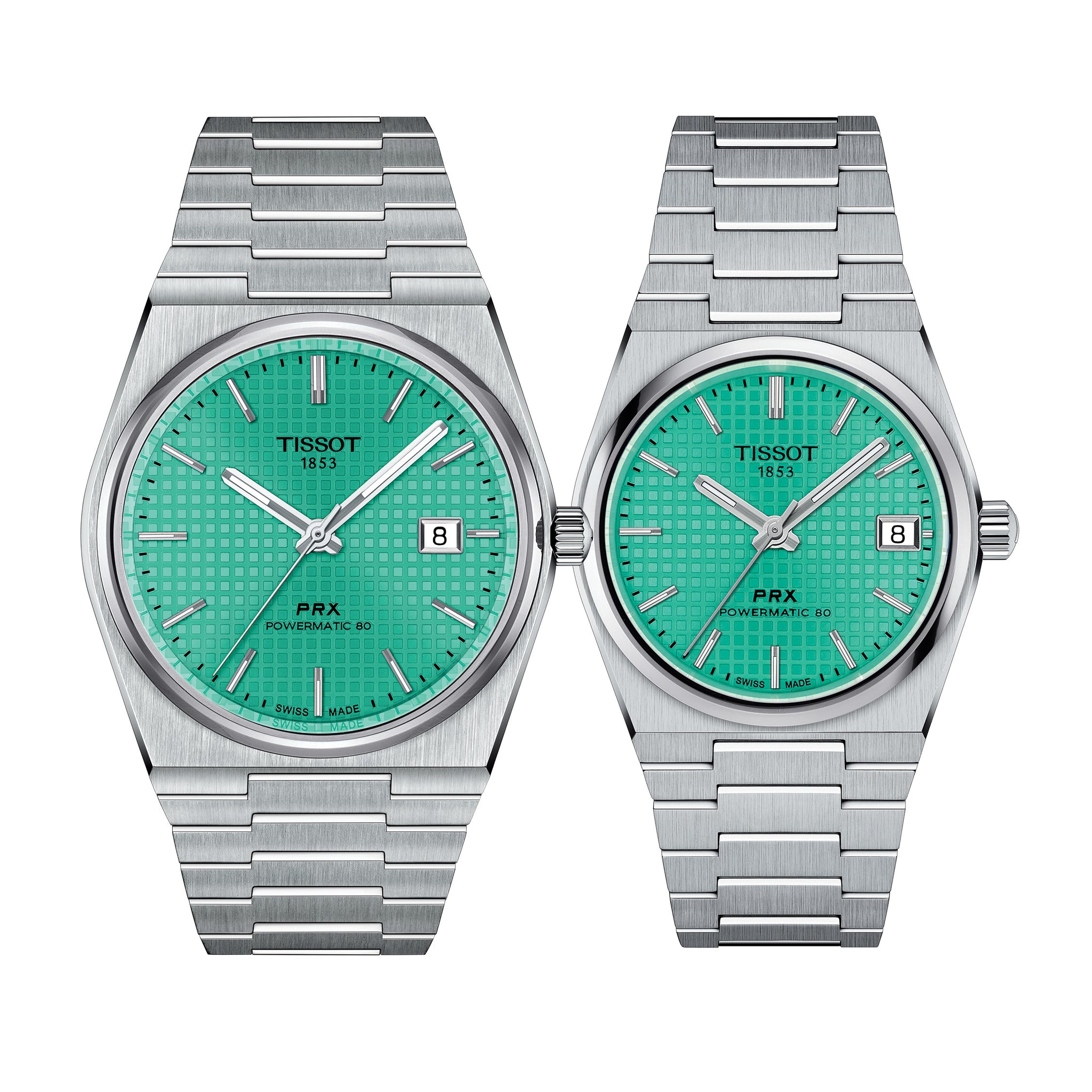 Pair S: Tissot PRX Powermatic 80 40mm 35mm