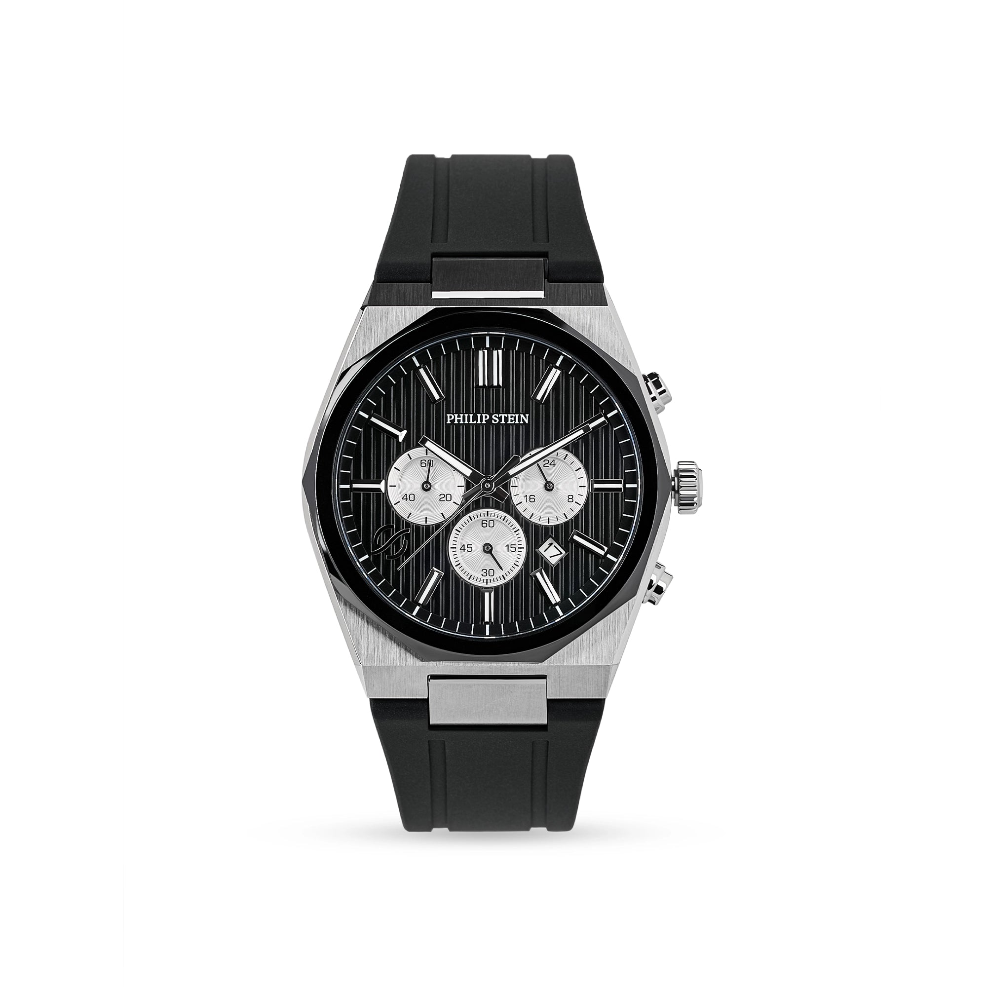 Phillip Stein Black Ceramic Watch Philip Stein Signature Black Dial Chronograph Diamond main image 3