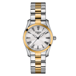 Tissot T-Wave in Steel Bracelet, White MOP Dial