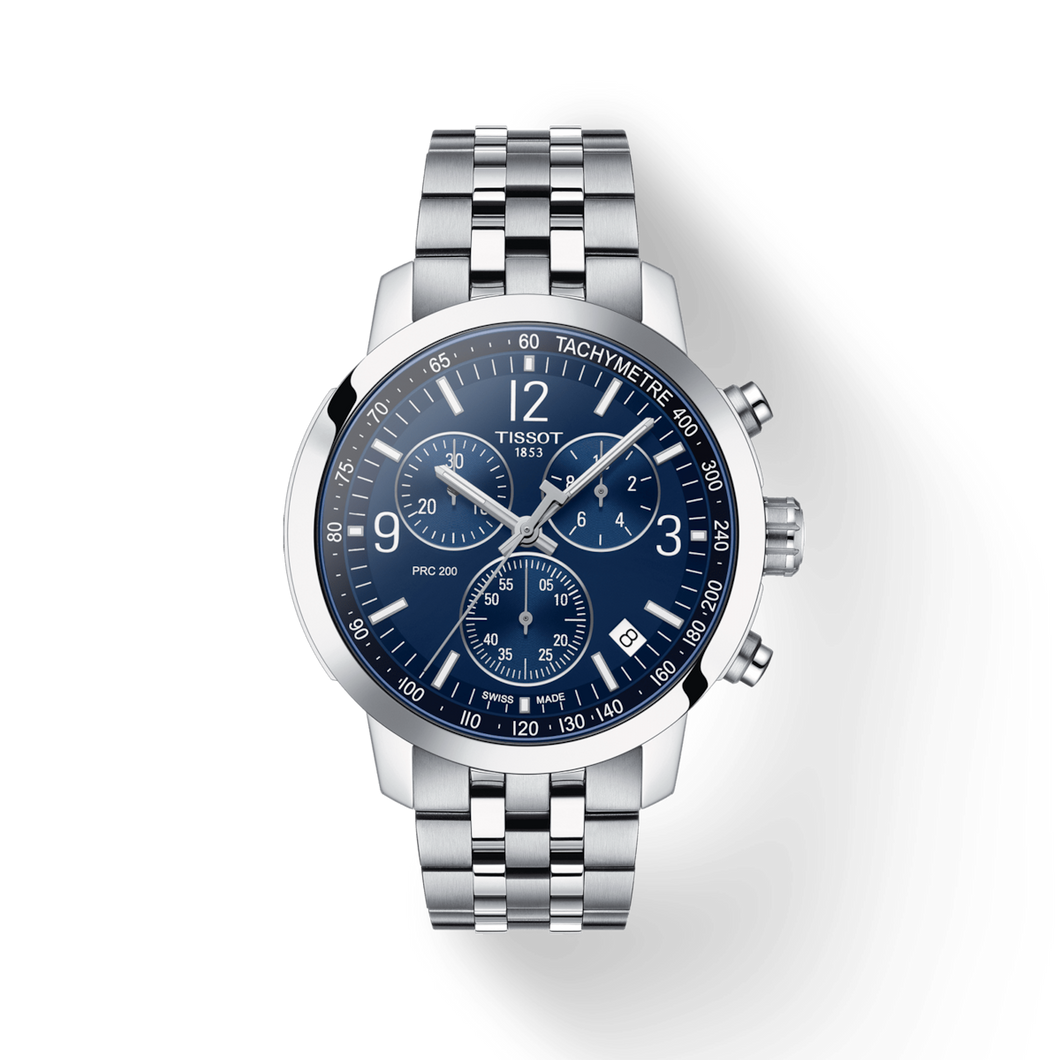 Tissot PRC 200 Chronograph in Steel Bracelet
