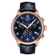 Load image into Gallery viewer, Tissot Chrono XL Classic in Blue Dial, Blue Leather Strap
