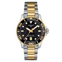 Load image into Gallery viewer, Tissot Seastar 1000 Quartz 36mm Black dial Two Tone Bracelet
