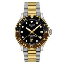 Load image into Gallery viewer, Tissot Seastar 1000 Quartz GMT Yellow Gold Two Tone
