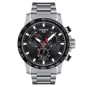 Tissot Supersport Chrono Blue Dial in Steel Bracelet