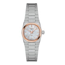 Load image into Gallery viewer, Tissot PRX 25mm in White MOP Dial, Stainless Steel Case with Rose Gold PVD
