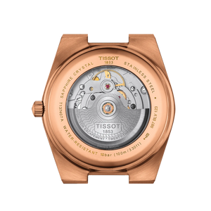 Tissot PRX 40mm Rose Gold in Blue Dial