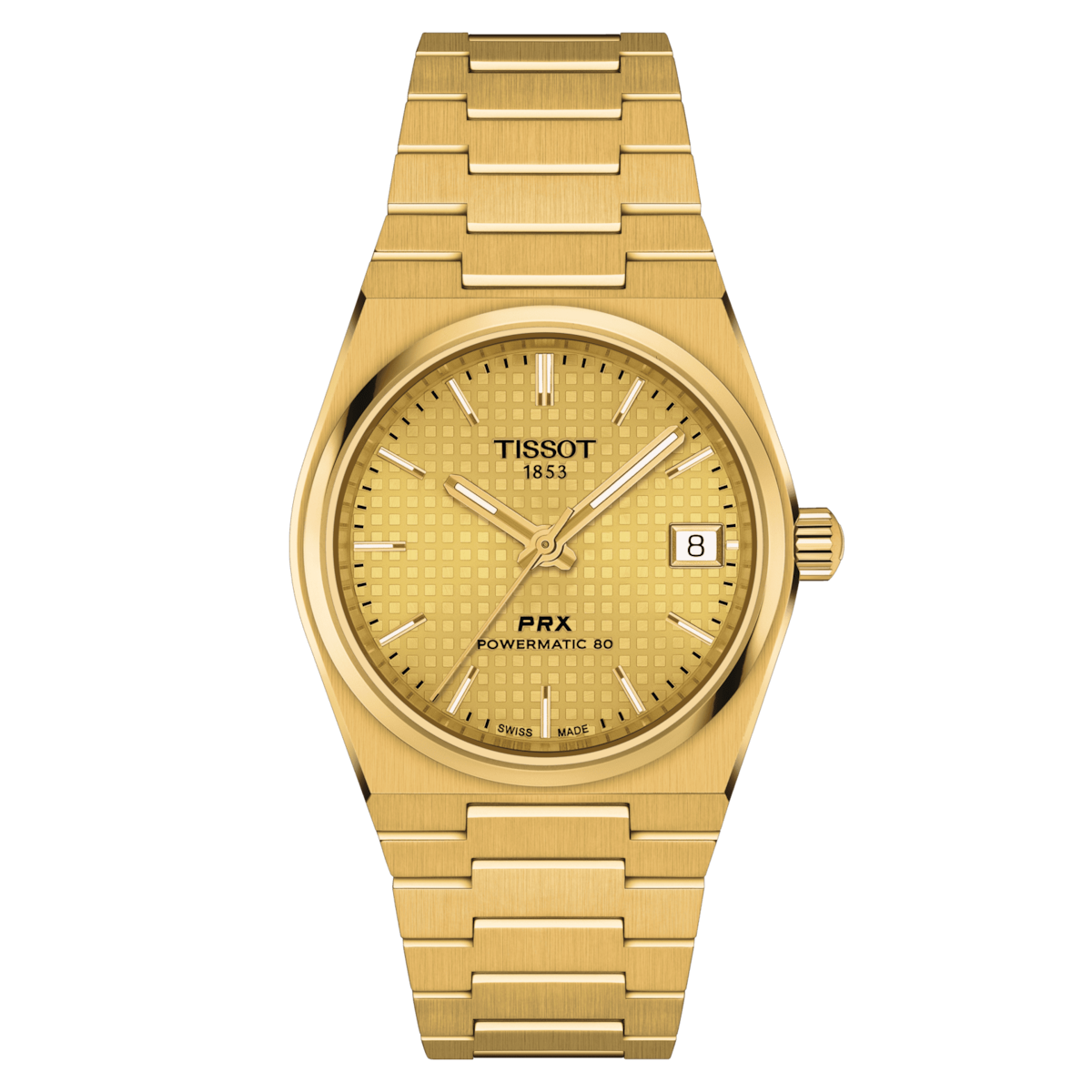 Tissot PRX Powermatic 80 35MM in Yellow Gold