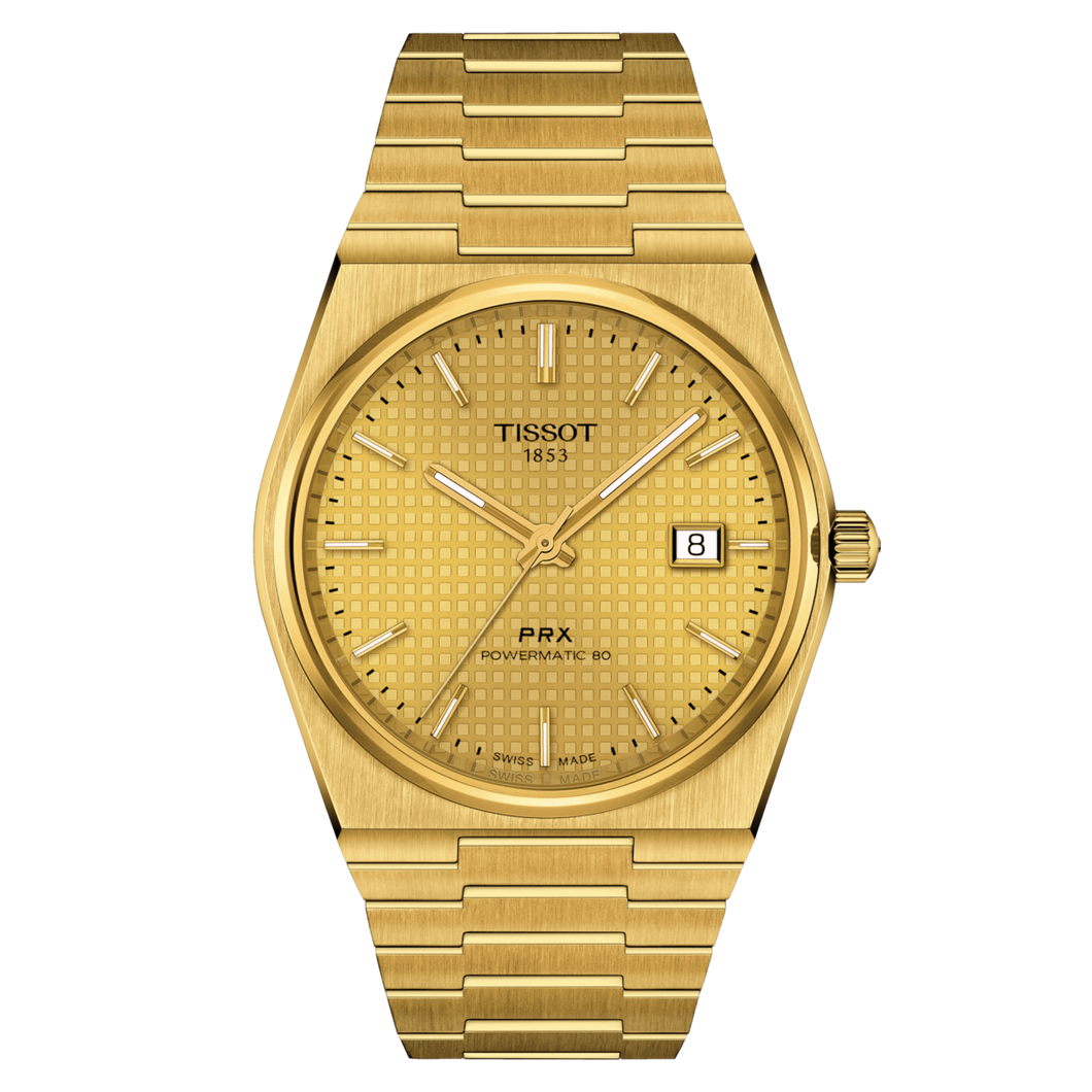 Tissot PRX Powermatic 80 40MM in Yellow Gold