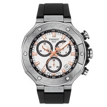 Load image into Gallery viewer, Tissot T-Race Chronograph in White Dial and Stainless Steel Case
