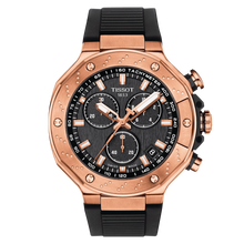 Load image into Gallery viewer, Tissot T-Race Chronograph in Black Dial and Rosegold PVD Coating Case
