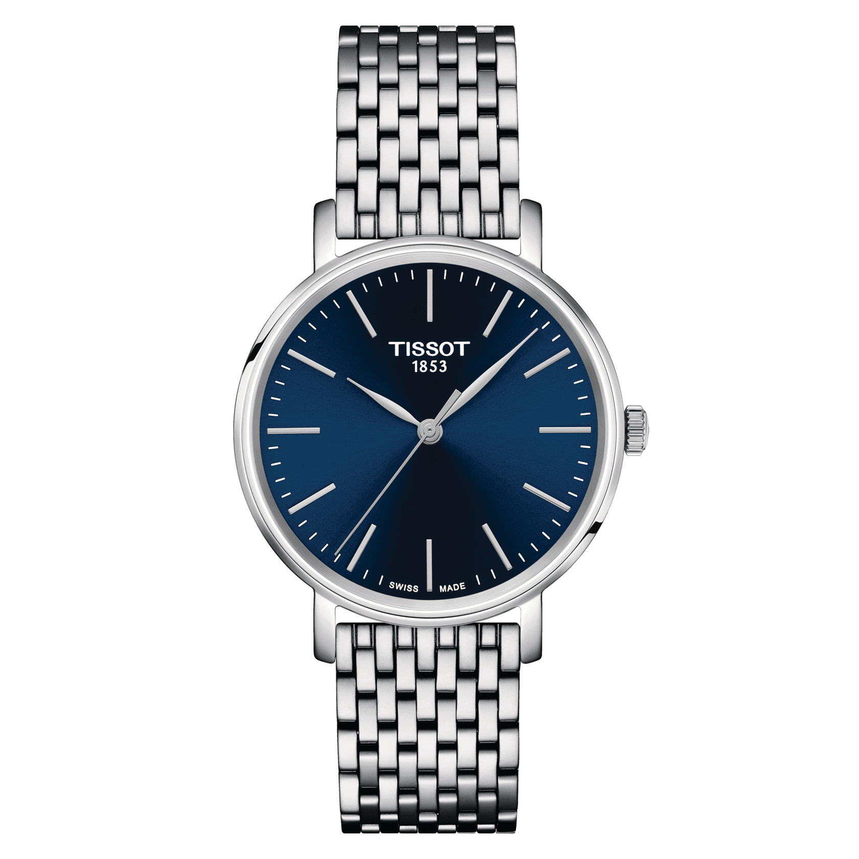 Tissot blue face discount watch