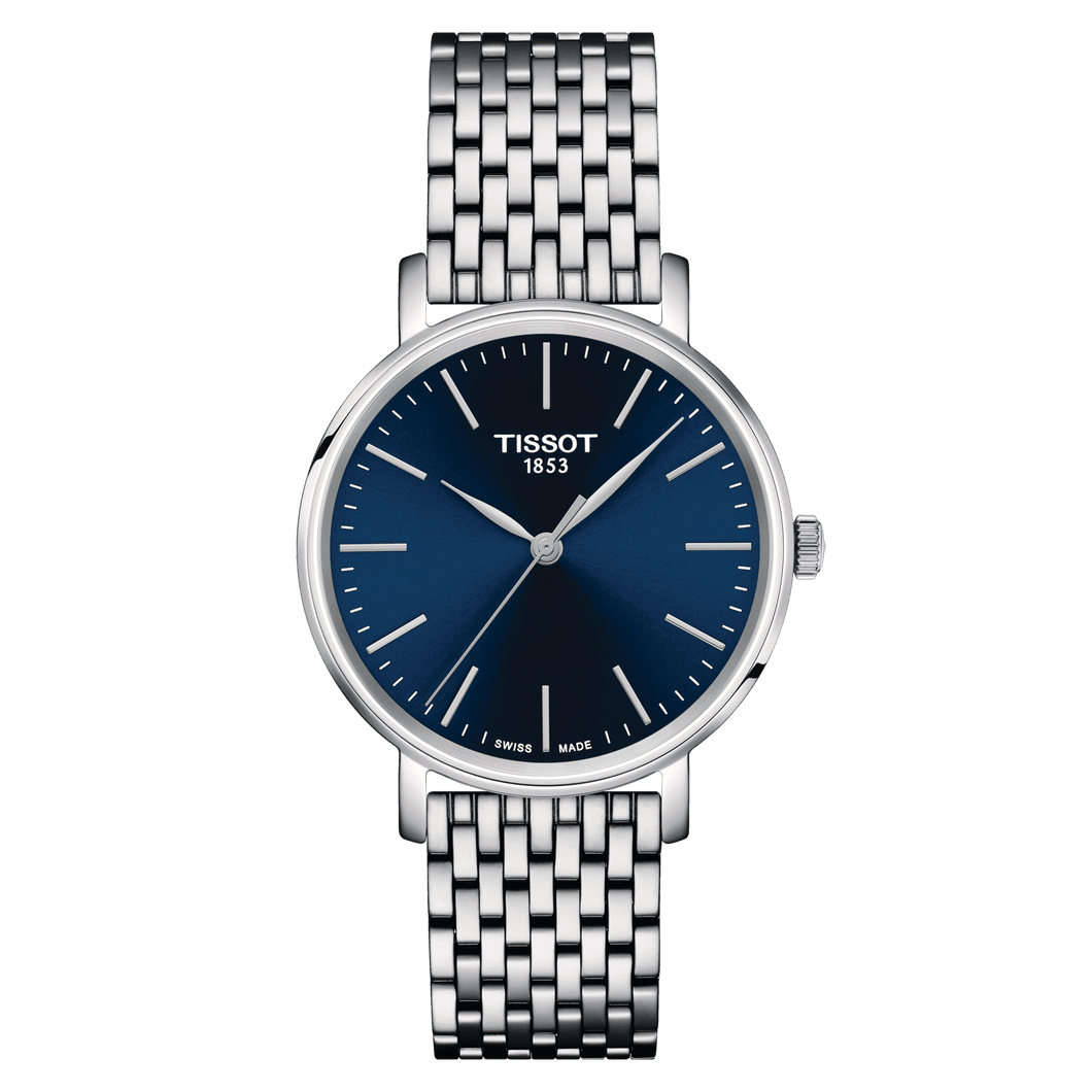 Tissot Everytime 34MM Stainless Steel in Blue Dial