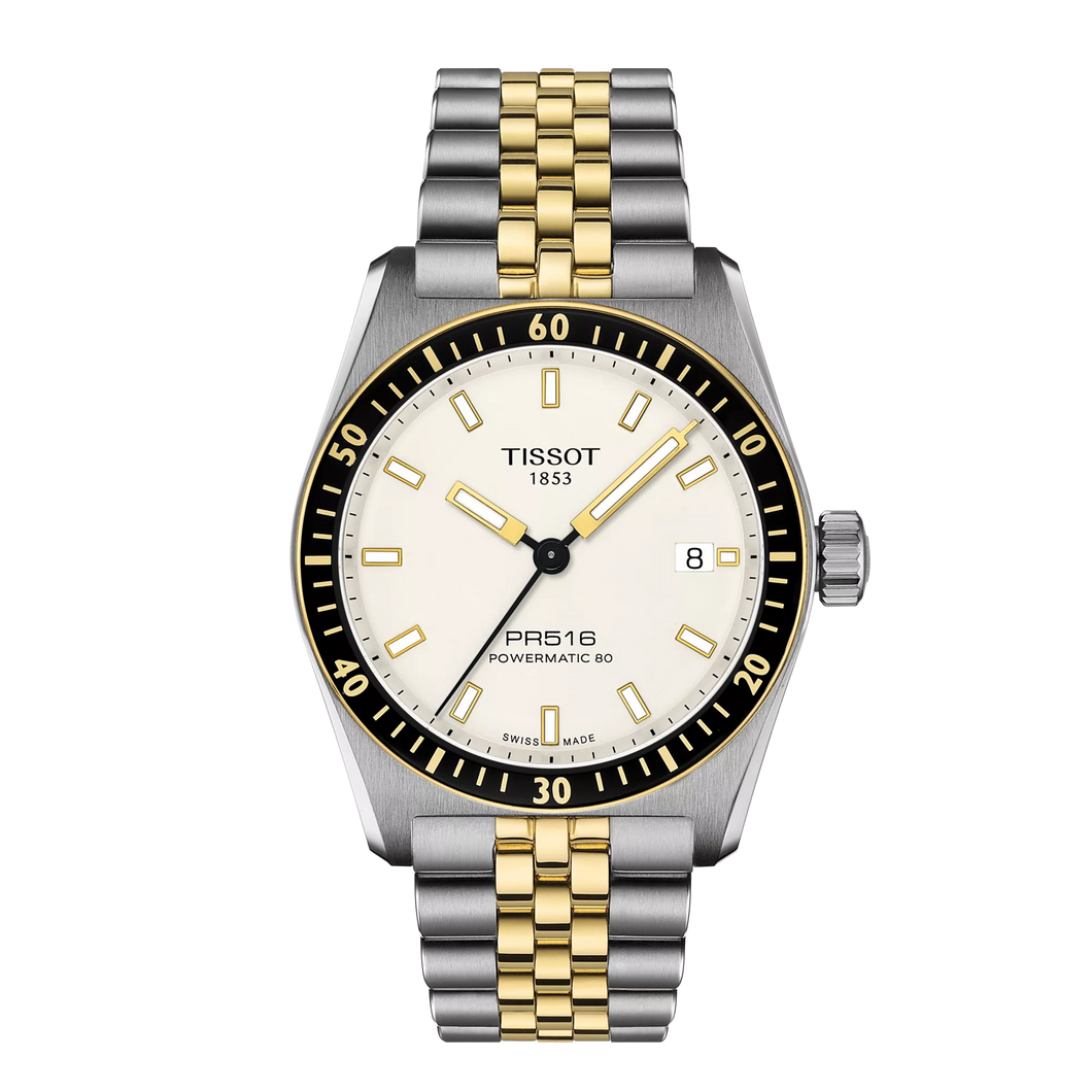 Tissot PR516 Powermatic 80 in Stainless Two Tone
