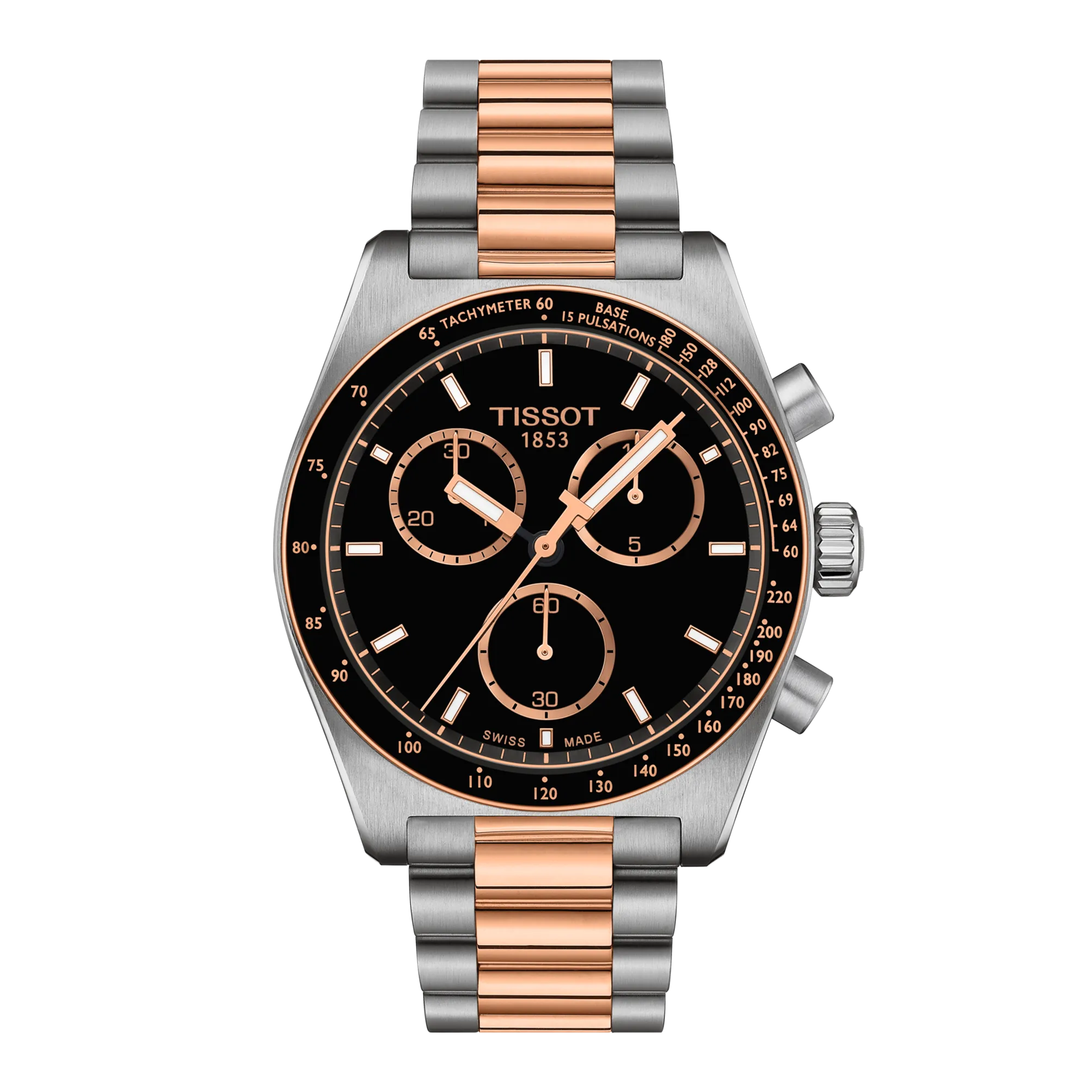 Tissot PR516 Quartz Chronograph in Stainless Two Tone Bracelet - Main Image