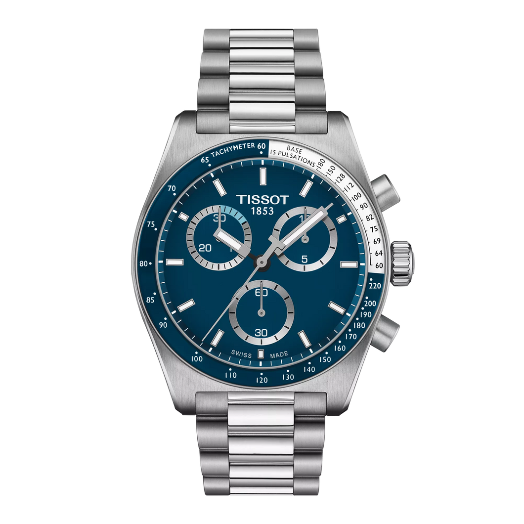 Tissot PR516 Chronograph in Blue Dial