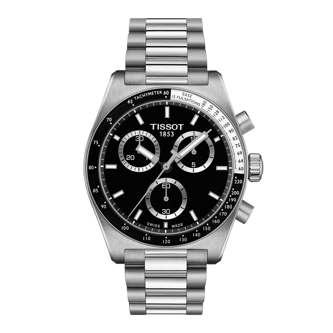 Tissot PR516 Chronograph in Stainless Steel Bracelet