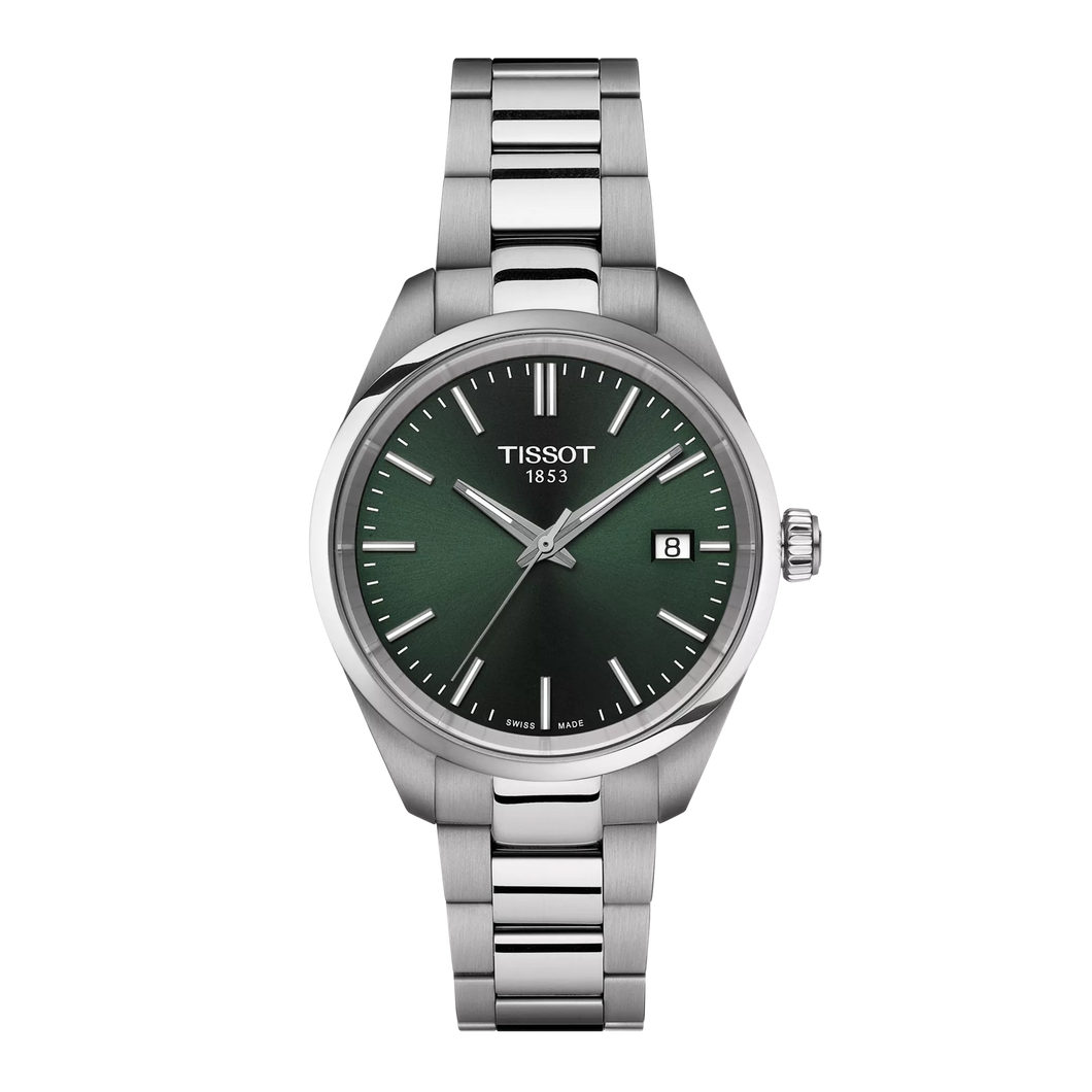 Tissot PR 100 Quartz 34mm in Green Dial