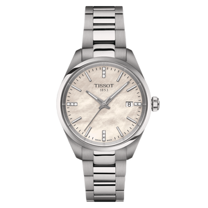 Tissot PR 100 Quartz 34mm in White MOP Dial