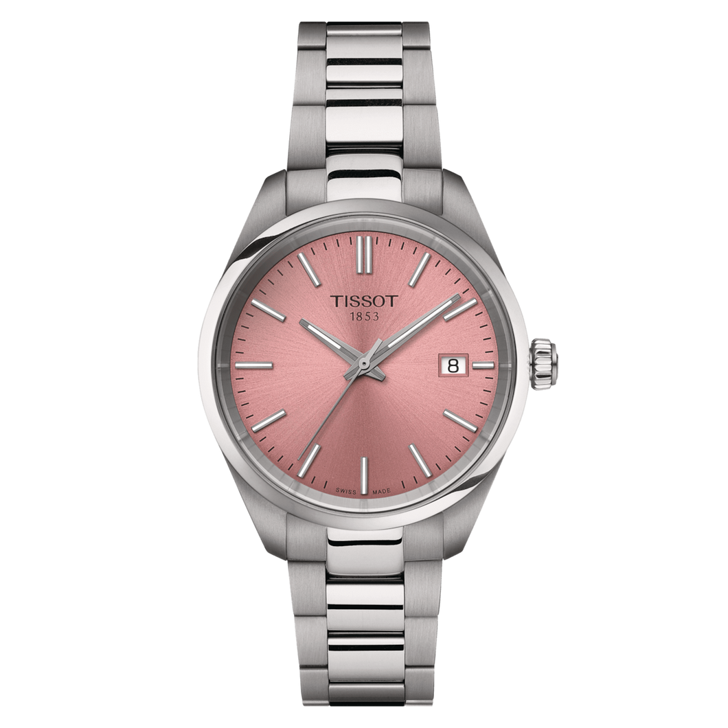 Tissot PR 100 Quartz 34mm in Pink Dial