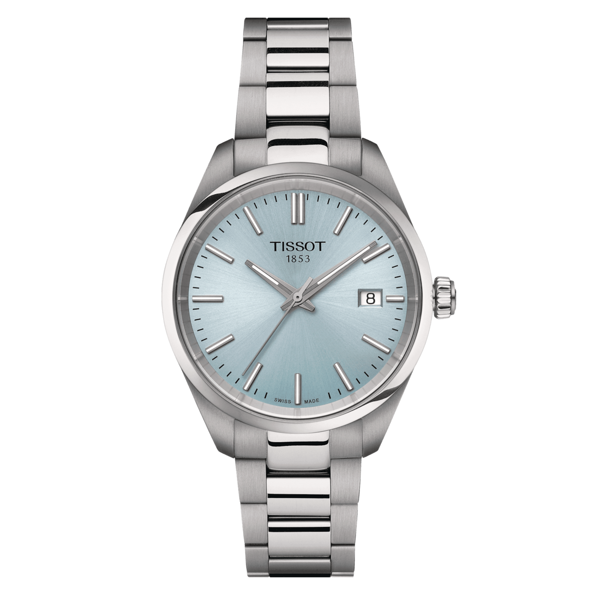 Tissot PR100 34MM in Ice Blue Dial