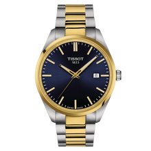 Load image into Gallery viewer, Tissot PR100 40MM in Blue Dial and Two Tone Yellow Gold Bracelet
