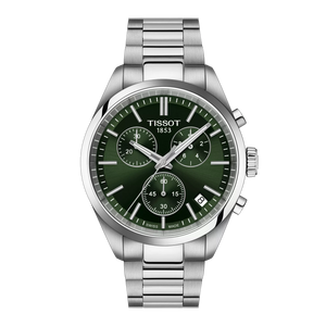 Tissot PR 100 Chronograph in Green Dial