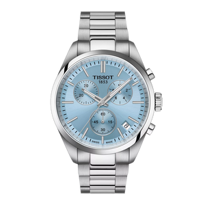 Tissot PR 100 Chronograph in Ice Blue Dial